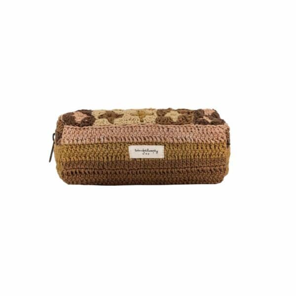 Trousse de maquillage en crochet multicoloreCAB SMALL Rainbow – Image 2