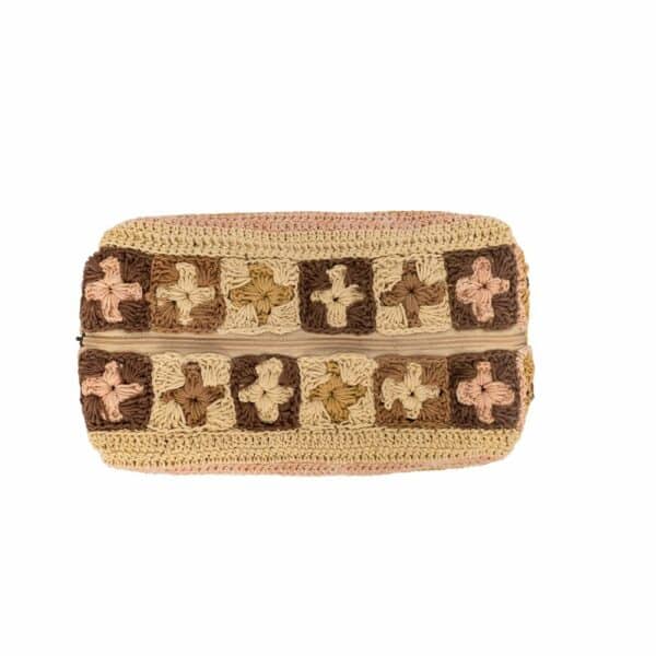 Trousse de maquillage en crochet multicoloreCAB MEDIUM Rainbow – Image 4