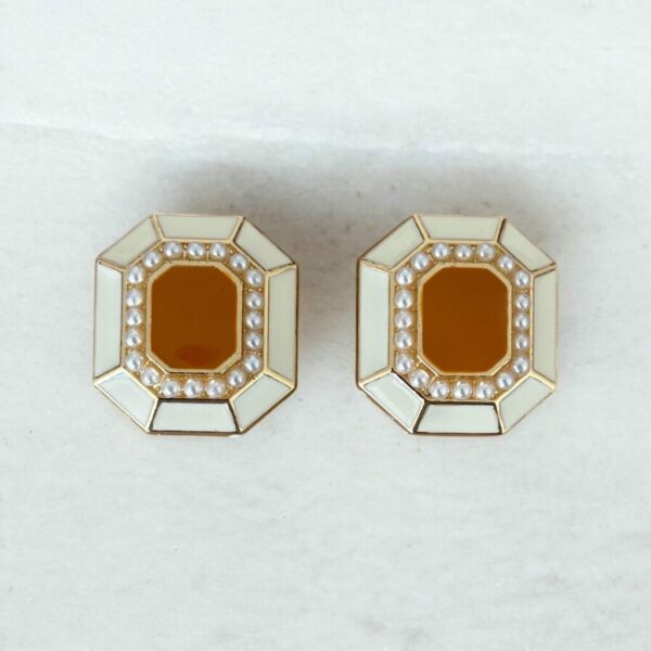 Bijou de Bouton Agnès Douceur caramel