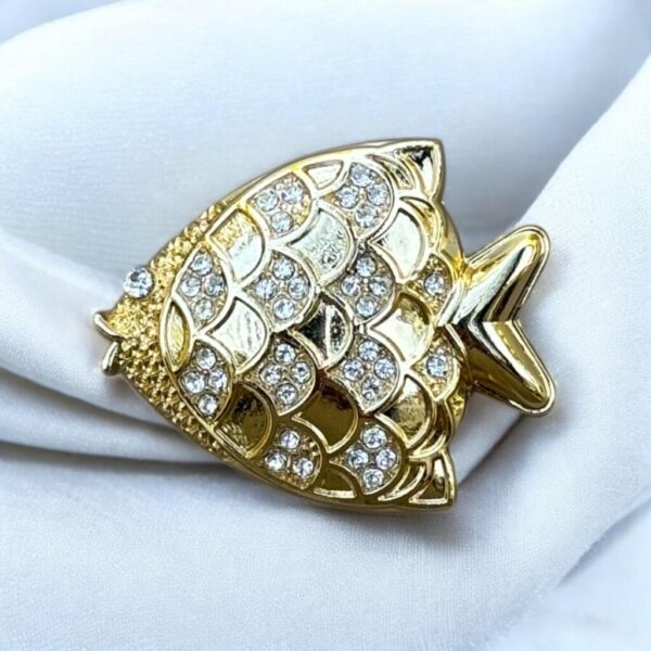 CLIP DORADE STRASS