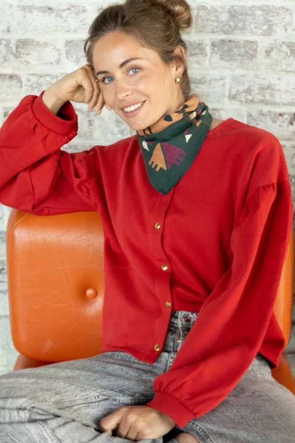 Small Foulard Manika Rajah Forest – Image 2