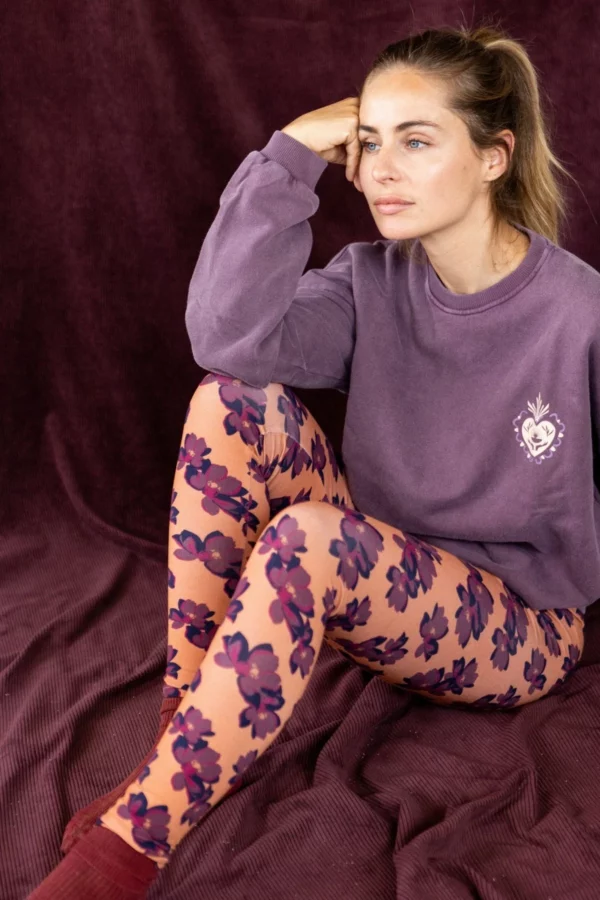SWEAT RIYA CORAZON MAUVE
