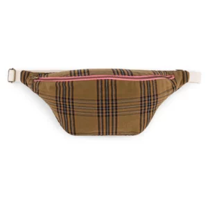 Sac banane Tartan Rose in April