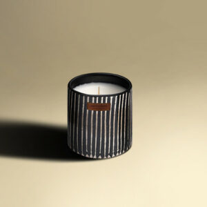 BOUGIE ZEBRE NOIR - MANDARINE MAJORELLE